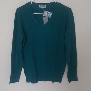 COZY VNECK TEAL ABYSS Size: S